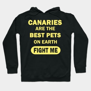 Canary bird pet men boys bird Hoodie